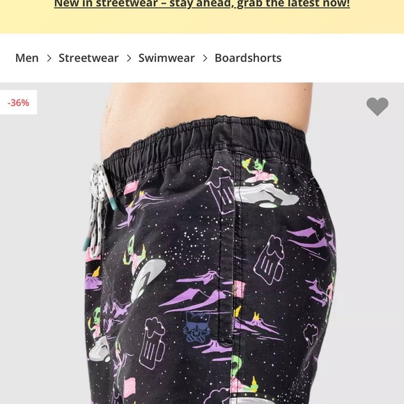 Flying Saucey Party Pants Swimsuit With Bottle Opener Ring - Picture 3 of 13